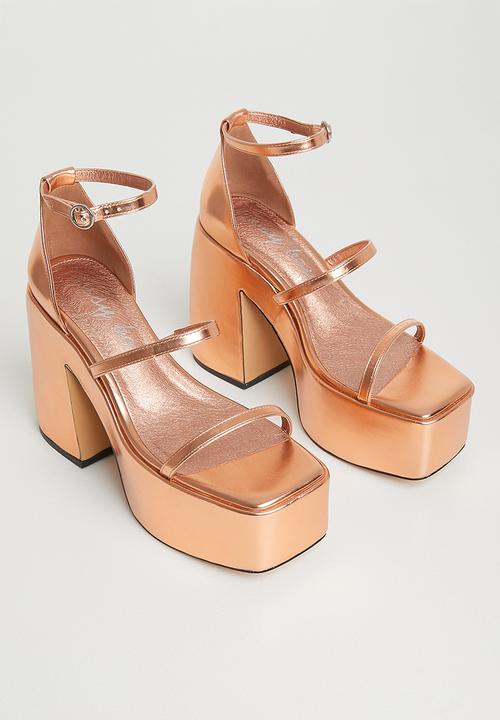 SISSY BOY - Double take heel - bronze