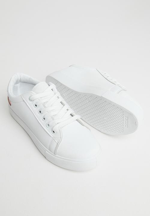 Pop Candy - Sneaker with heart - white