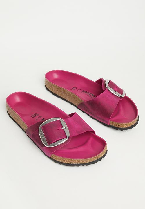 Birkenstock - Madrid big buckle oiled leather regular - festival fuchsia