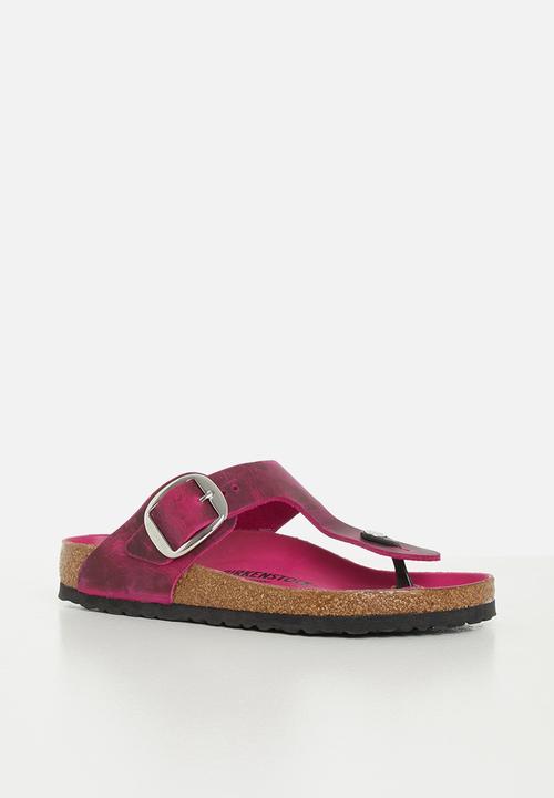 Birkenstock - Gizeh big buckle oiled leather regular - festival fuchsia