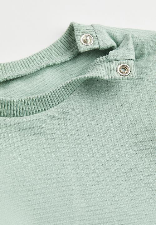 H&M - Cotton sweatshirt - light green