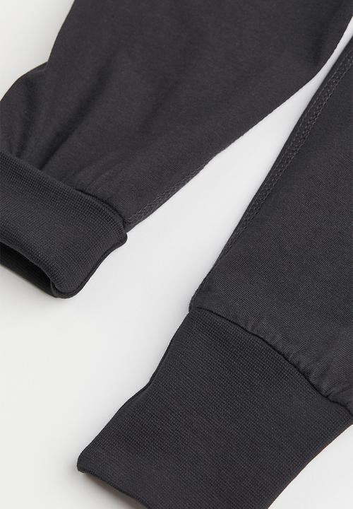 H&M - Foldover-trim pyjamas - dark grey/avengers