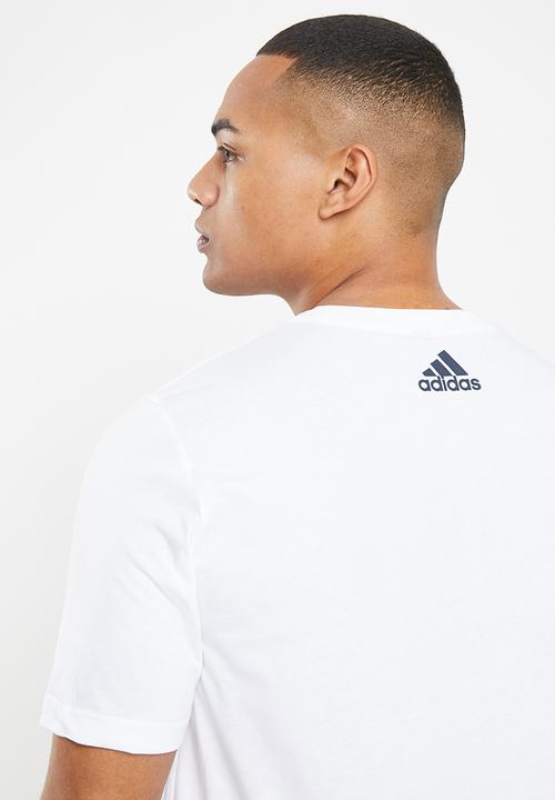 adidas Performance - D2m logo tee - white