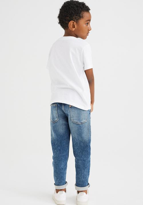 H&M - Relaxed fit super soft jeans - dark denim blue