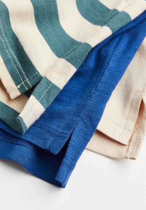 H&M - 3 Pack cotton jersey tops - multi