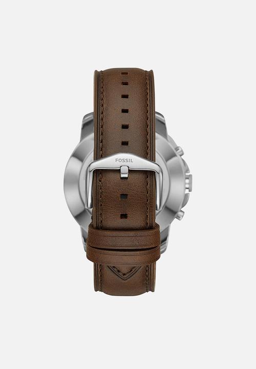 Fossil - The minimalist 3H- silver & brown