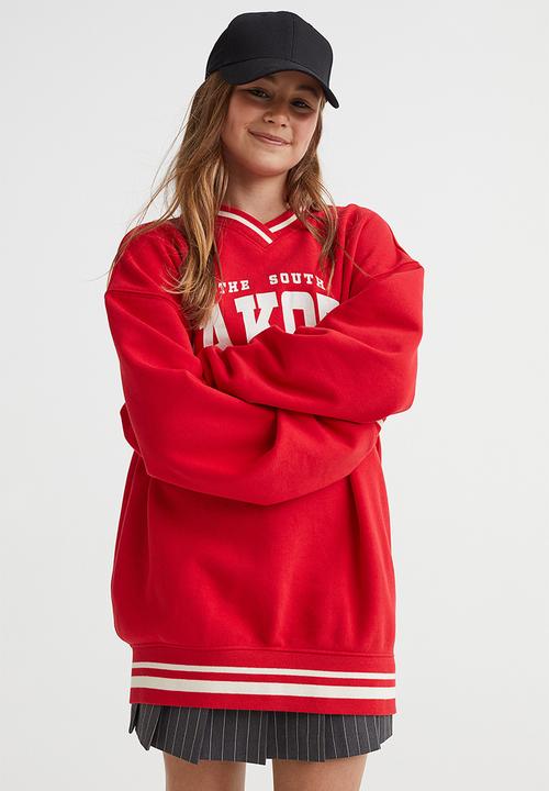 H&M - Oversized sweatshirt - red/dakota