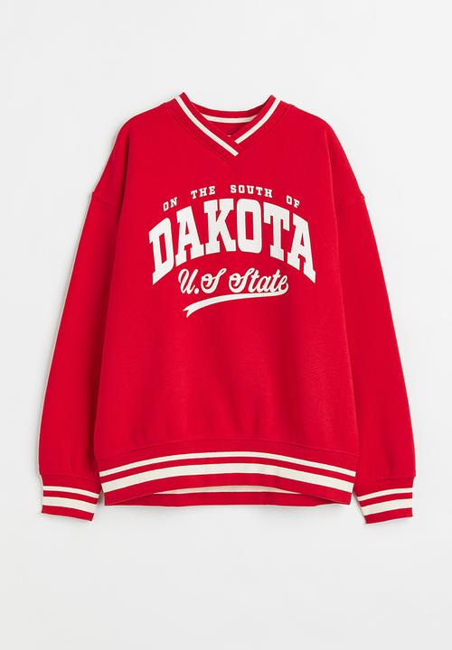 H&M - Oversized sweatshirt - red/dakota