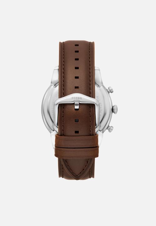 Fossil - Townsman - silver & brown
