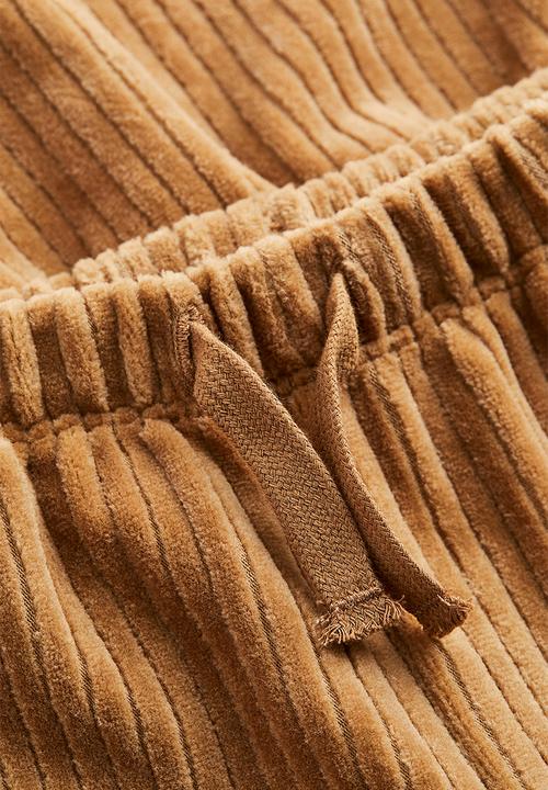 H&M - 2 Piece velour set - dark beige