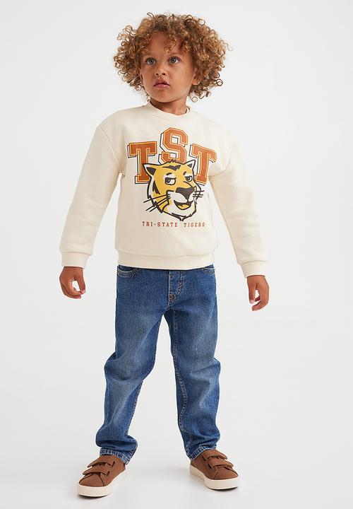 H&M - Sweatshirt - cream/tiger