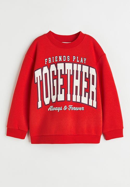 H&M - Sweatshirt - red/together