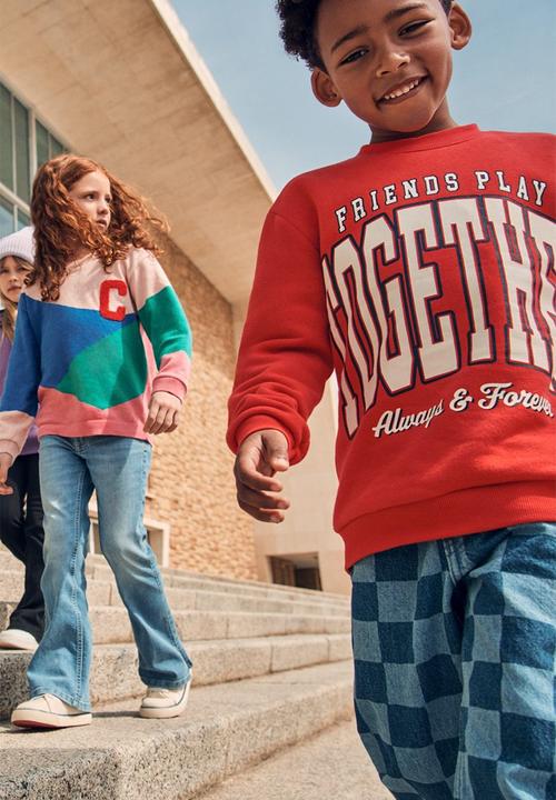 H&M - Sweatshirt - red/together