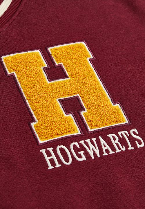 H&M - Oversized sweatshirt - dark red/harry potter