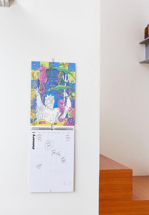 Typo - 2023 a3 art series calendar - artistic expression