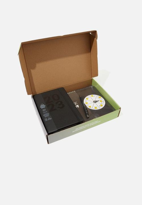 Typo - 2023 organiser gift set - black stripe