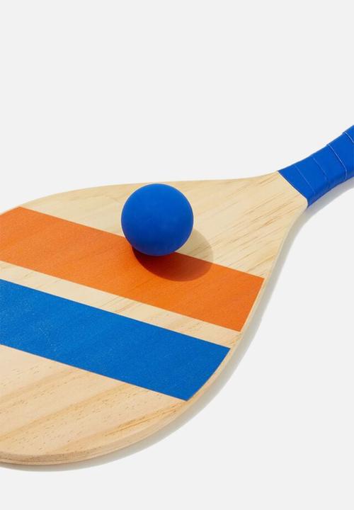 Typo - Beach paddle - orange and dark blue