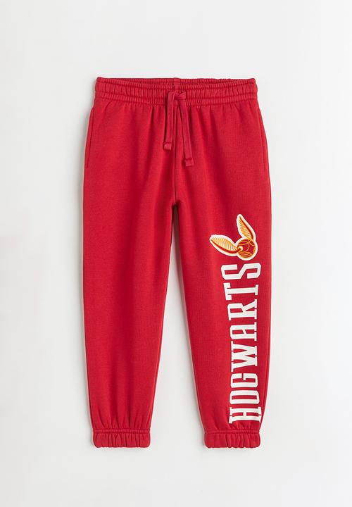 H&M - Printed joggers - red/harry potter