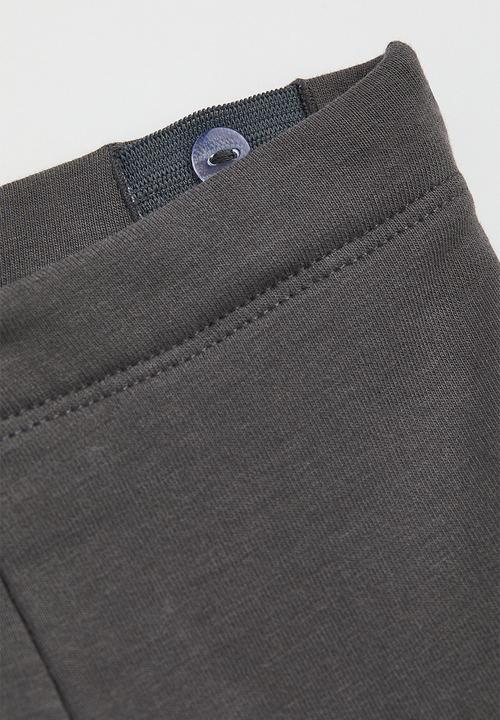 H&M - Cotton leggings - dark grey/cat