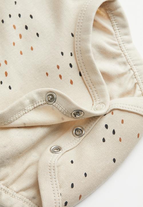 H&M - 2 Pack cotton bodysuits - beige