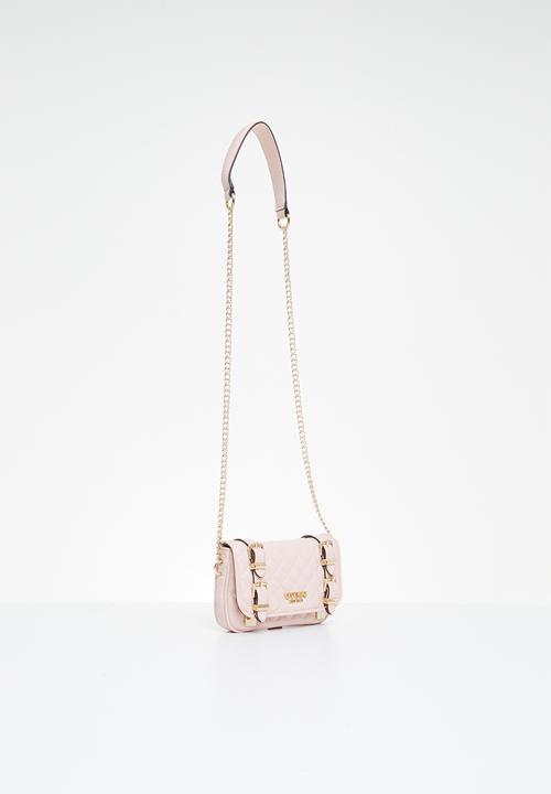 GUESS - Adam mini crossbody flap - pale rose