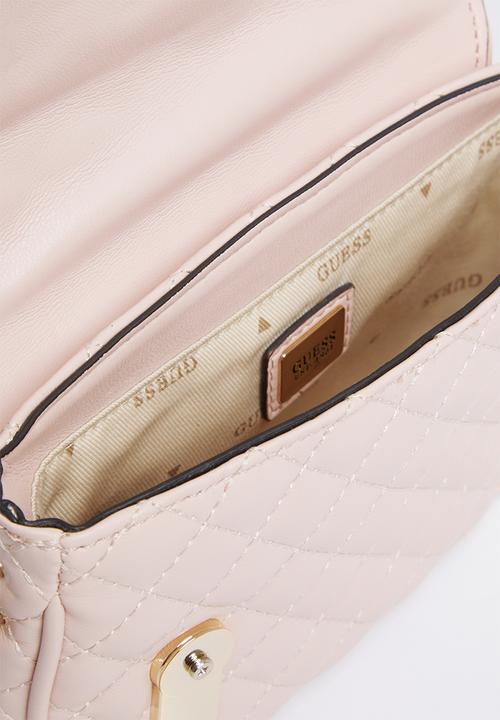 GUESS - Adam mini crossbody flap - pale rose