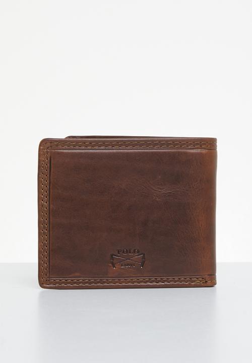POLO - Credit card billfold - brown