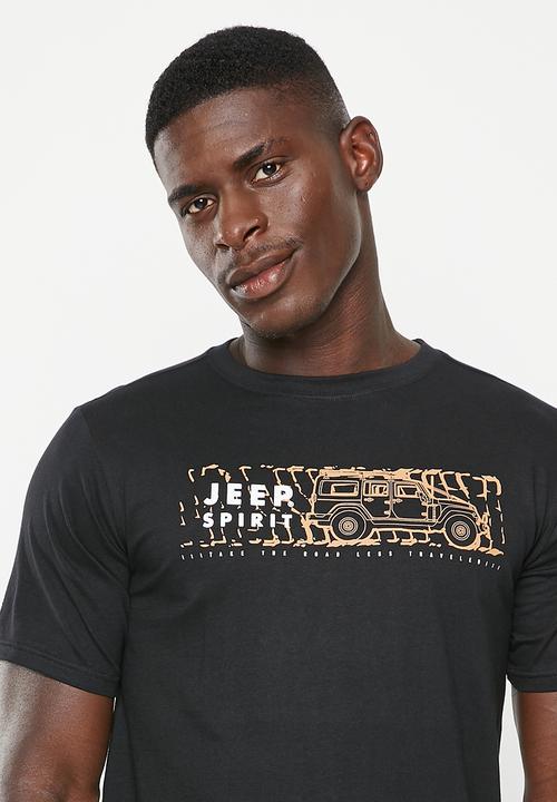 JEEP - Fashion graphics tee - black