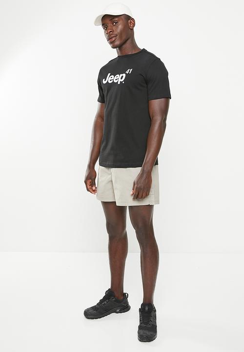 JEEP - Jeep 41 logo print tee - black