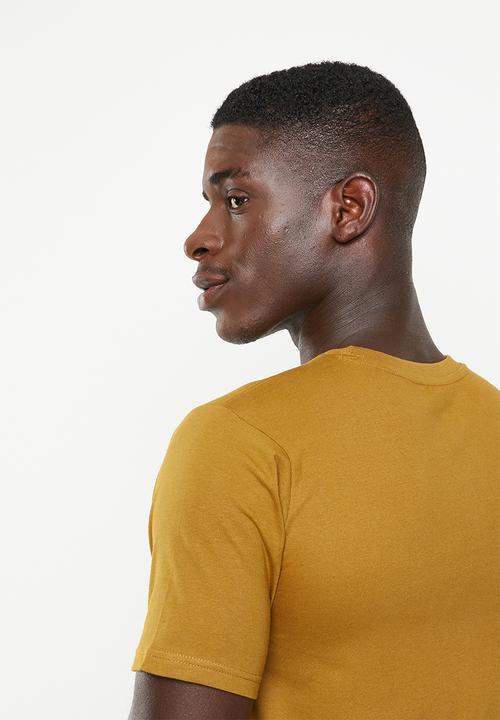 JEEP - Applique & embroidery app tee - dark mustard