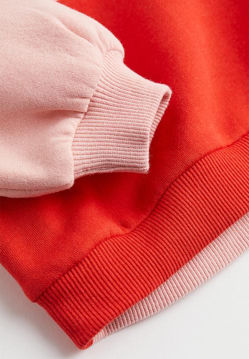 H&M - Oversized sweatshirt - light pink/college