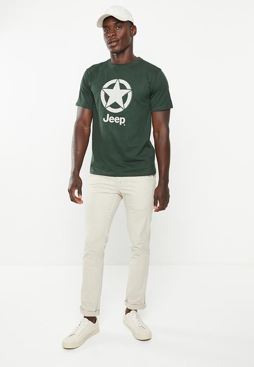 JEEP - Logo/icon strong tee - green dream