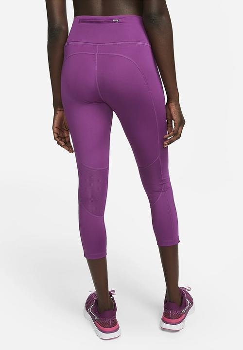 Nike - W nike df fast crop - viotech/reflective silv
