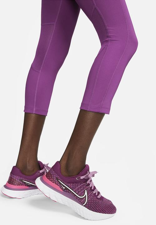 Nike - W nike df fast crop - viotech/reflective silv