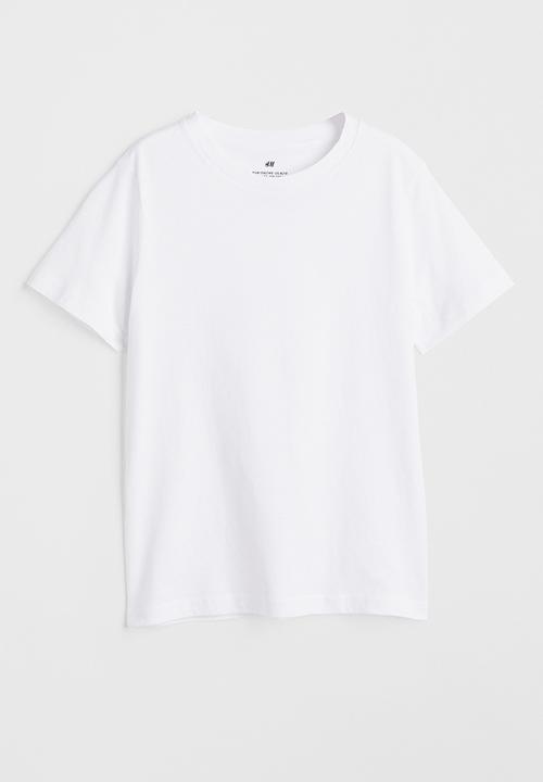 H&M - Cotton T-shirt - white