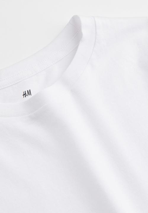 H&M - Cotton T-shirt - white
