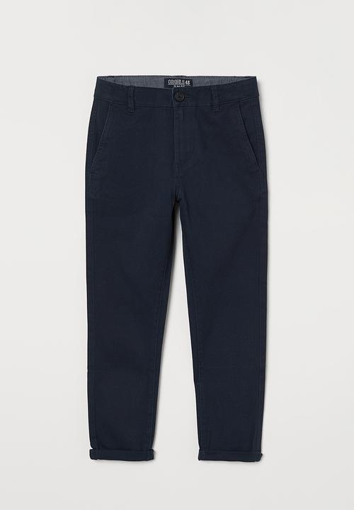 H&M - Slim fit chinos - dark blue