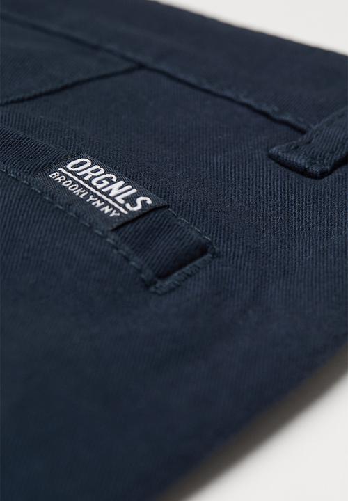 H&M - Slim fit chinos - dark blue