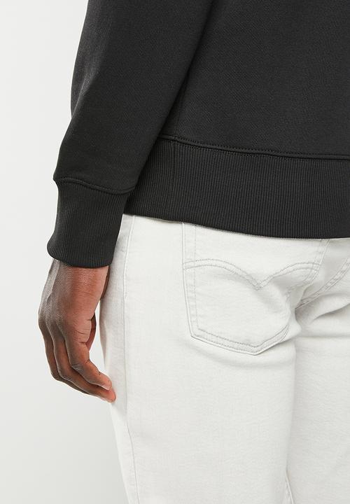 Calvin Klein - Monogram logo crew neck - black
