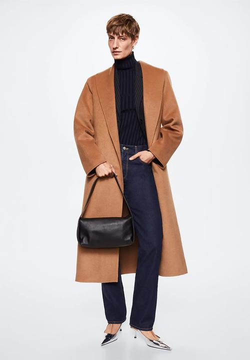 MANGO - Coat gabriela - medium brown