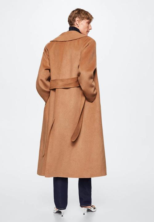 MANGO - Coat gabriela - medium brown