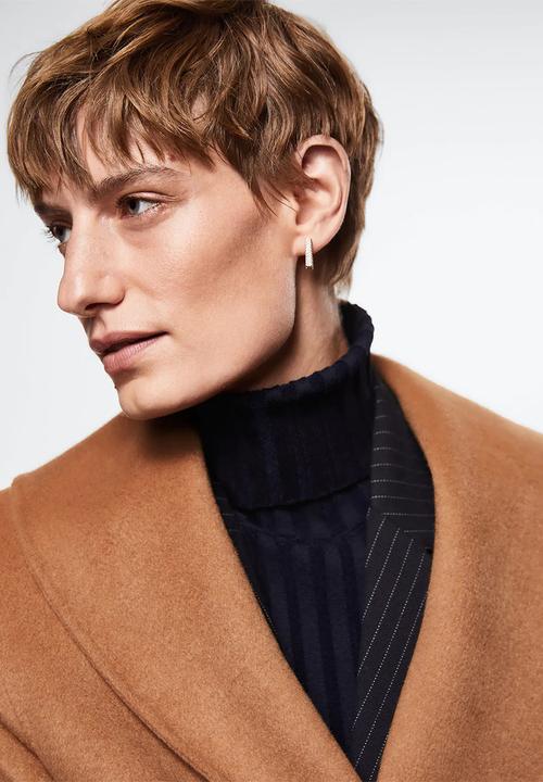 MANGO - Coat gabriela - medium brown