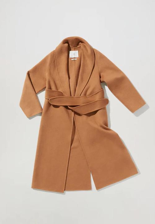 MANGO - Coat gabriela - medium brown