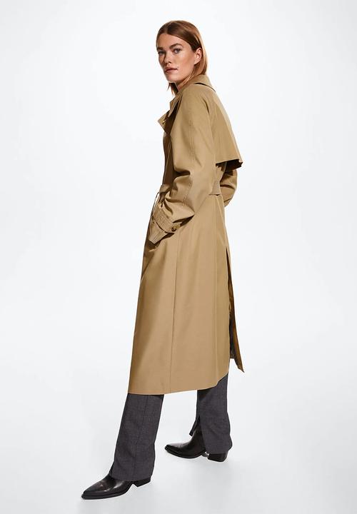 MANGO - Trench coat mustang - light beige
