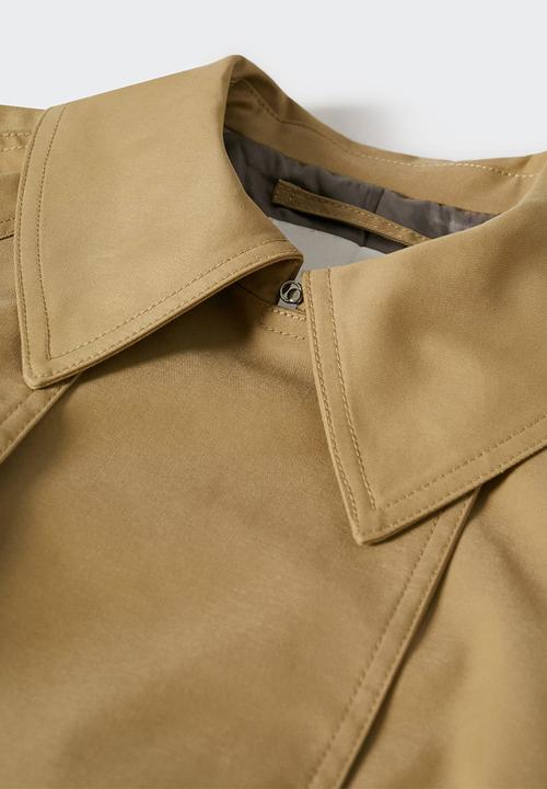 MANGO - Trench coat mustang - light beige