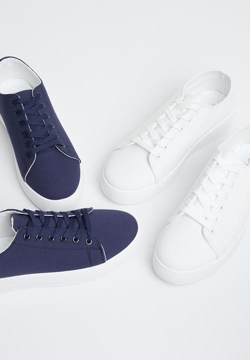 Superbalist - Anga platform sneaker - white