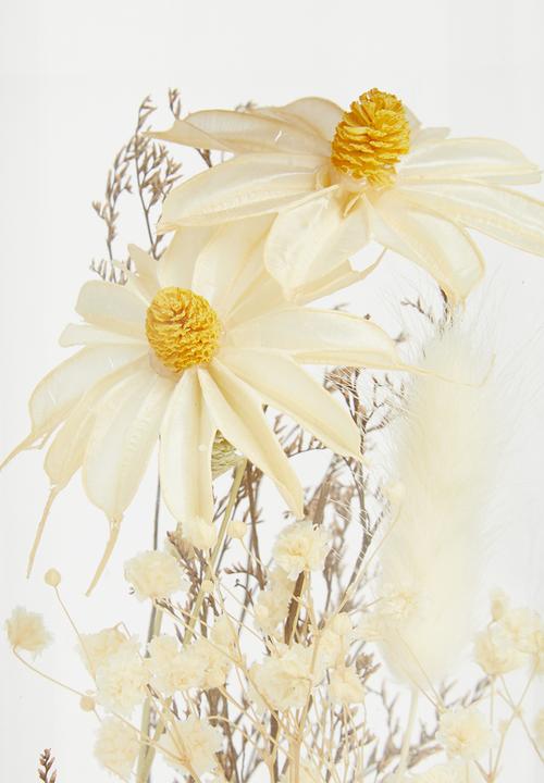 H&S - Dried flower in tube - White