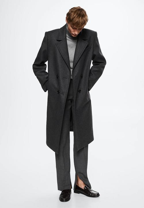 MANGO - Coat nirvana - grey