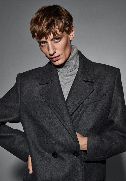 MANGO - Coat nirvana - grey
