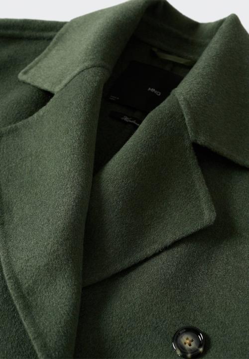 MANGO - Coat picarol - beige/khaki